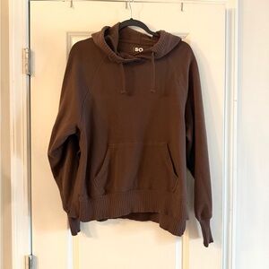 NWOT Brown hoodie sweater
